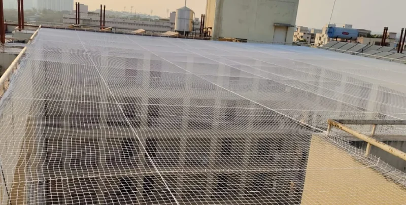 Duct area safety nets in miyapur